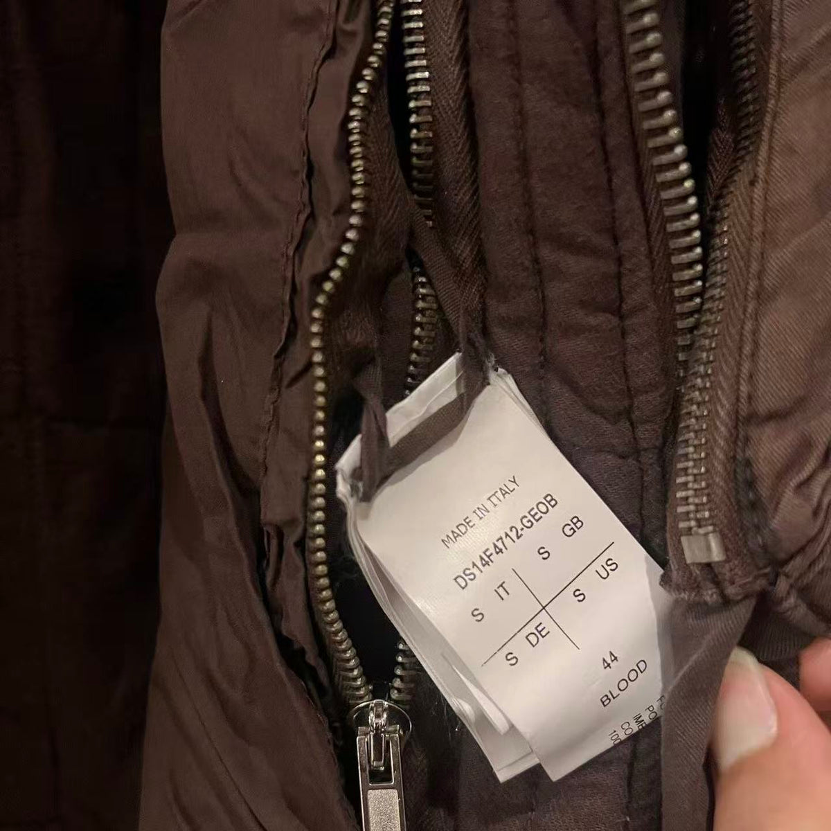 Rick Owens 14FW Bauhaus Flight Bomber Jacket