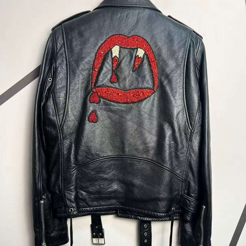 Saint Laurent 16FW Blood Luster L17 Leather Jacket