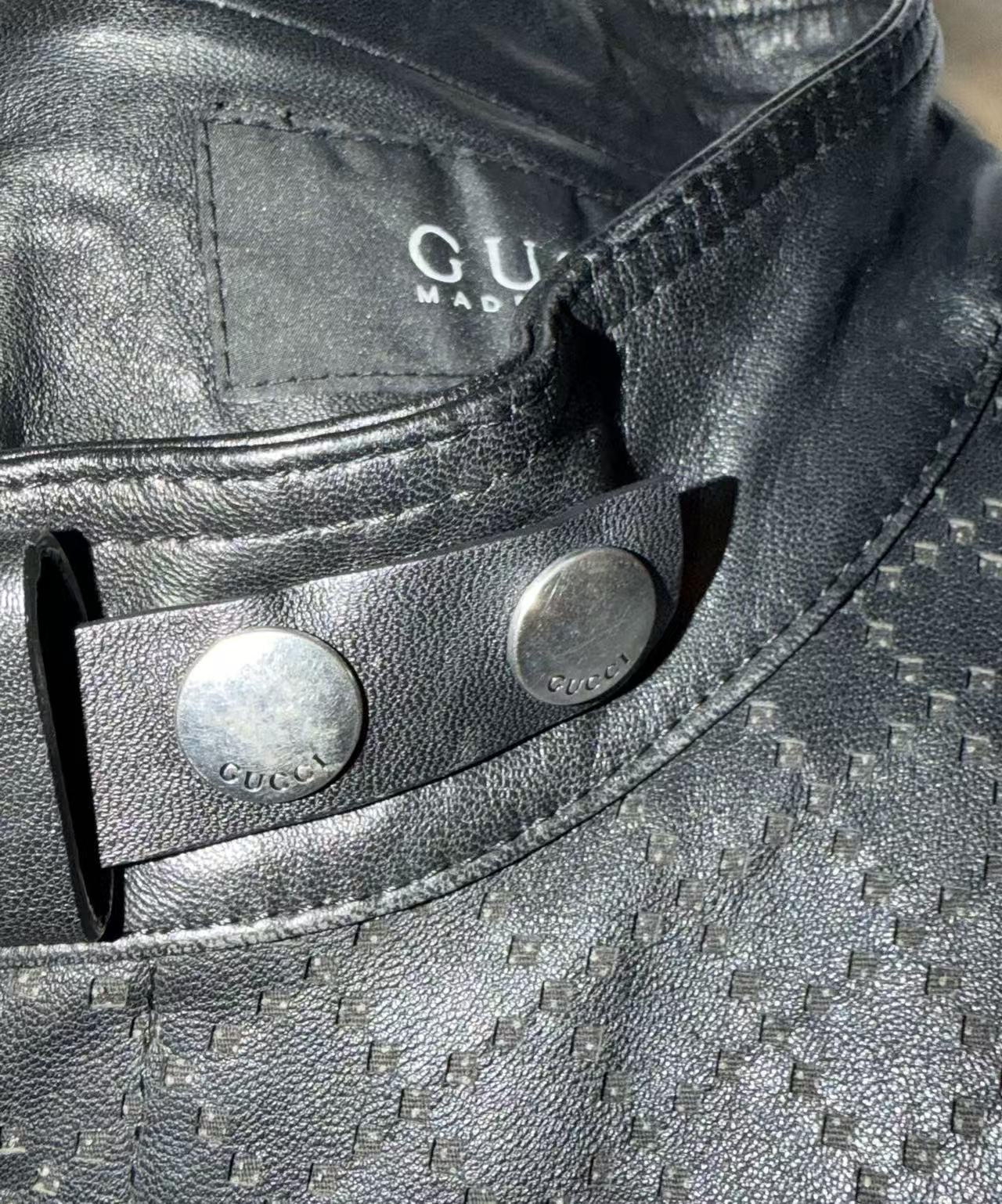 Gucci 10s Laced Leather Jacket