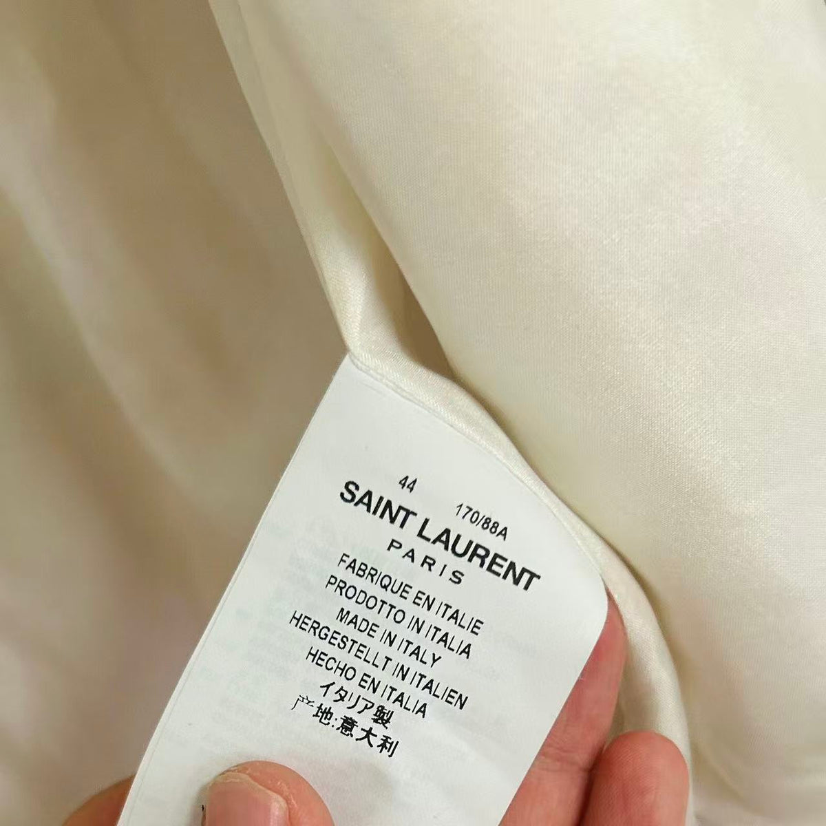 Saint Laurent 16SS Sequin Embroidery Bomber Jacket