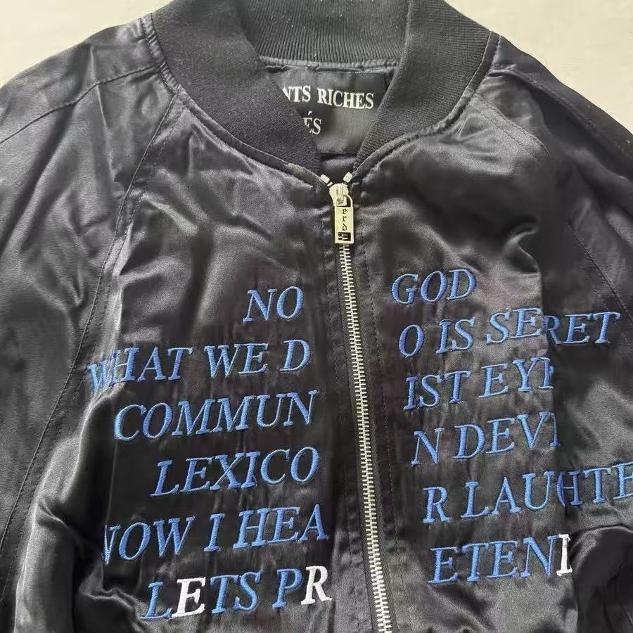 Enfants Riches Déprimés 17SS Germs Silk Bomber Jacket