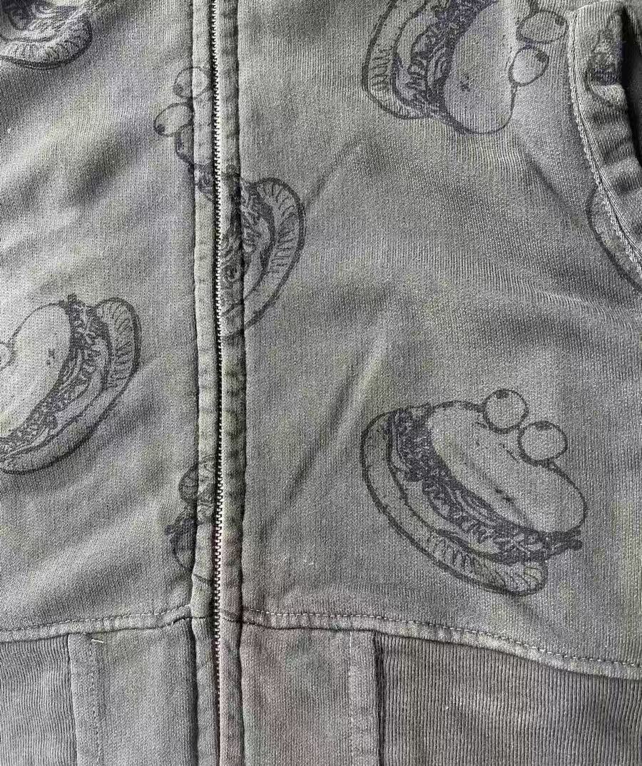 Undercover SS02 Buddah Burger Zip Up Hoodie