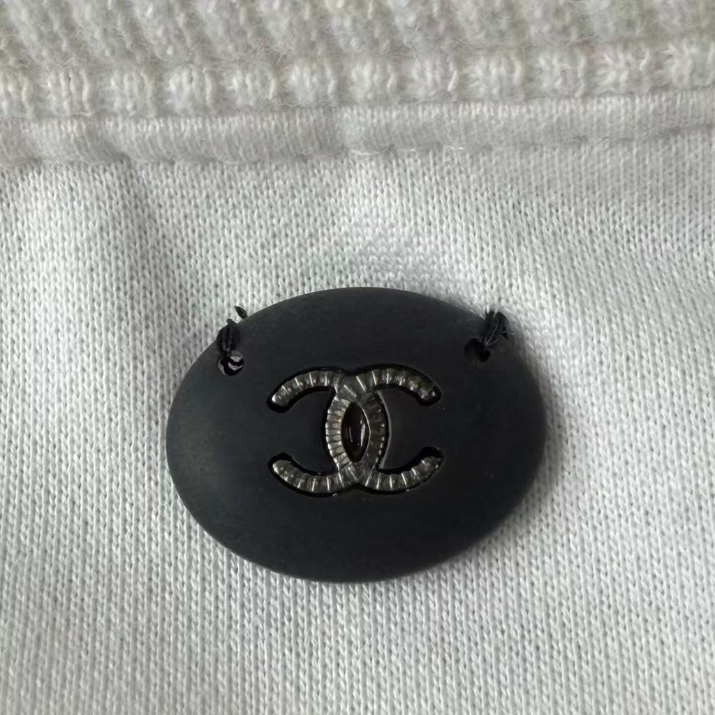 CHANEL 17FW Gabrielle Chanel Logo Striped Sweatshirt