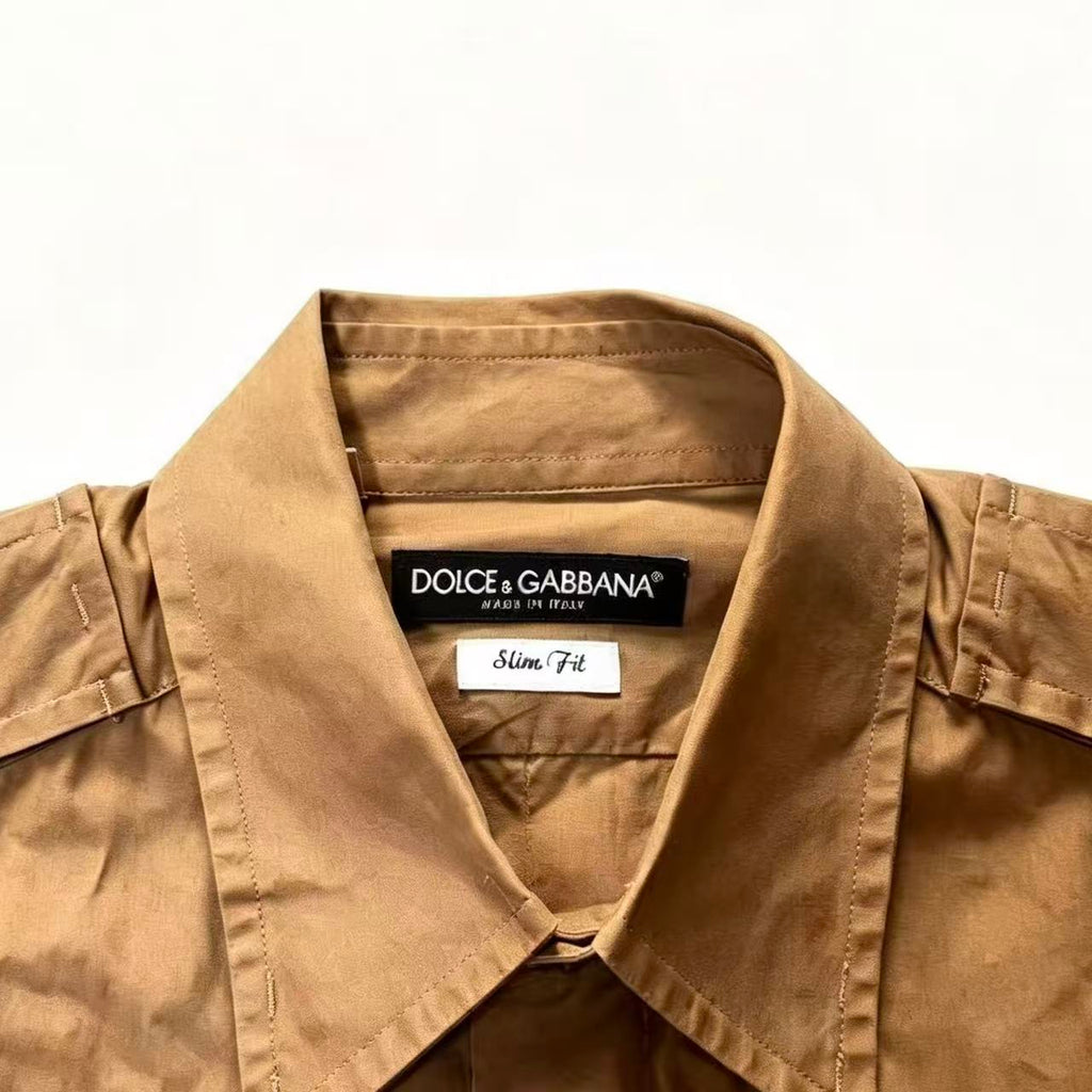 Dolce&Gabbana 08SS Parachute Military Multi-Zip Shirt