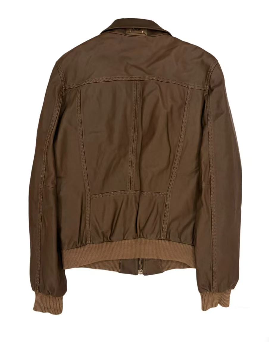 Dolce&Gabbana 08AW Cargo Leather Jacket