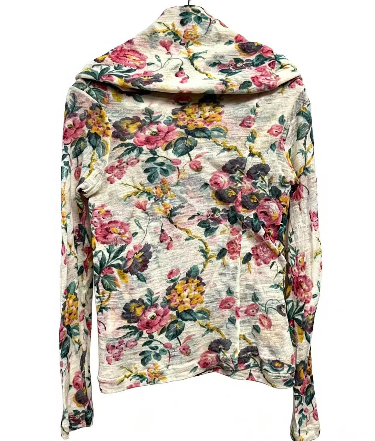 Junya Watanabe 2004AD Floral Cowl Neck Shirt