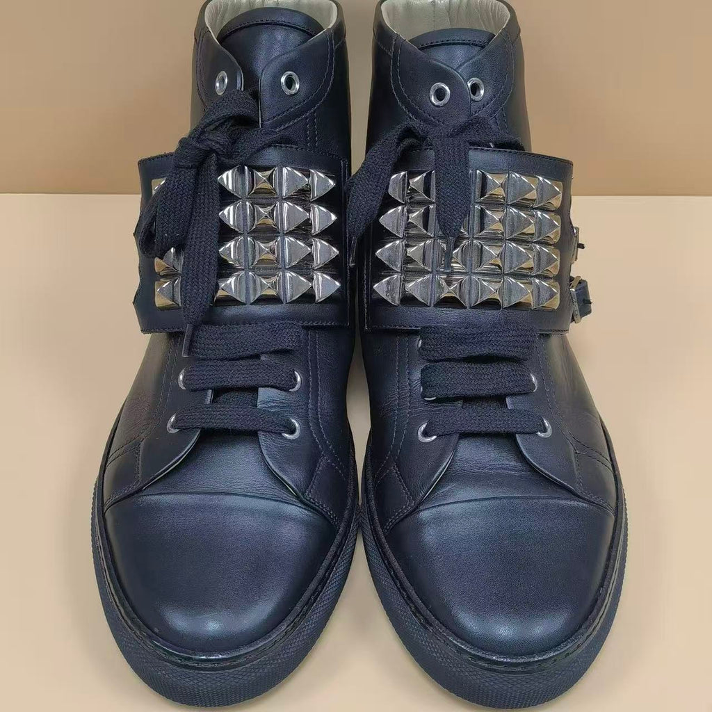 Hermes Studded Hi Top Sneakers