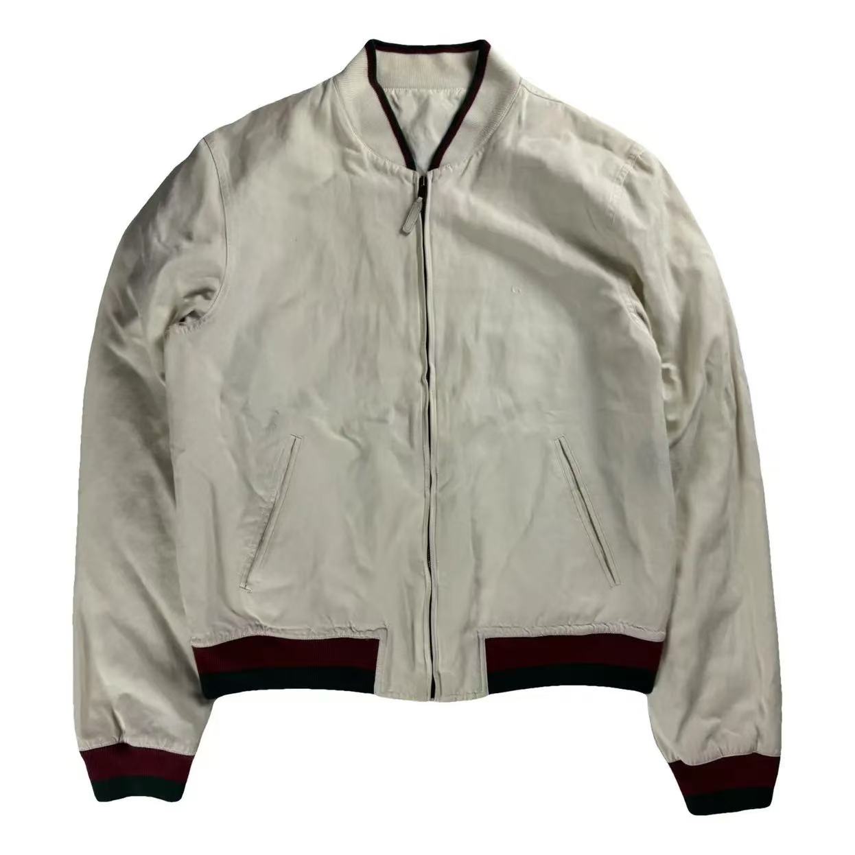Gucci by tom ford 04aw classic colorway white cotton jacket