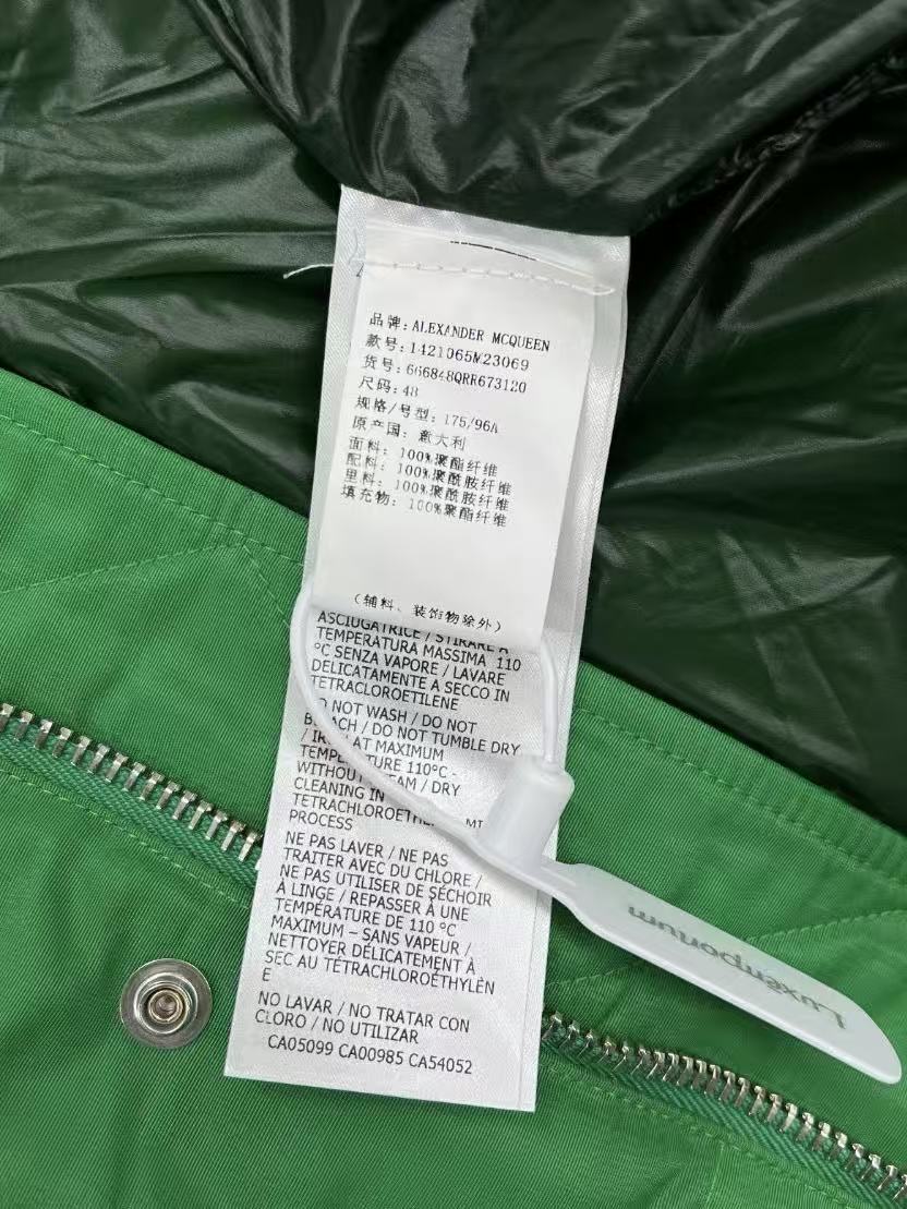 Alexander Mcqueen 21FW Graffiti Print Puffer Jacket