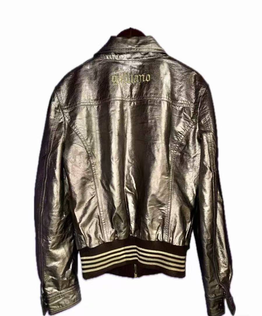 John galliano vintage silver jacket