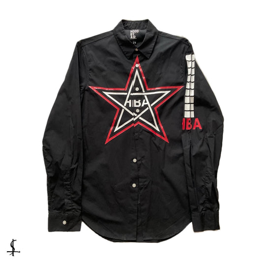 Hood by air pentagram button up shirt