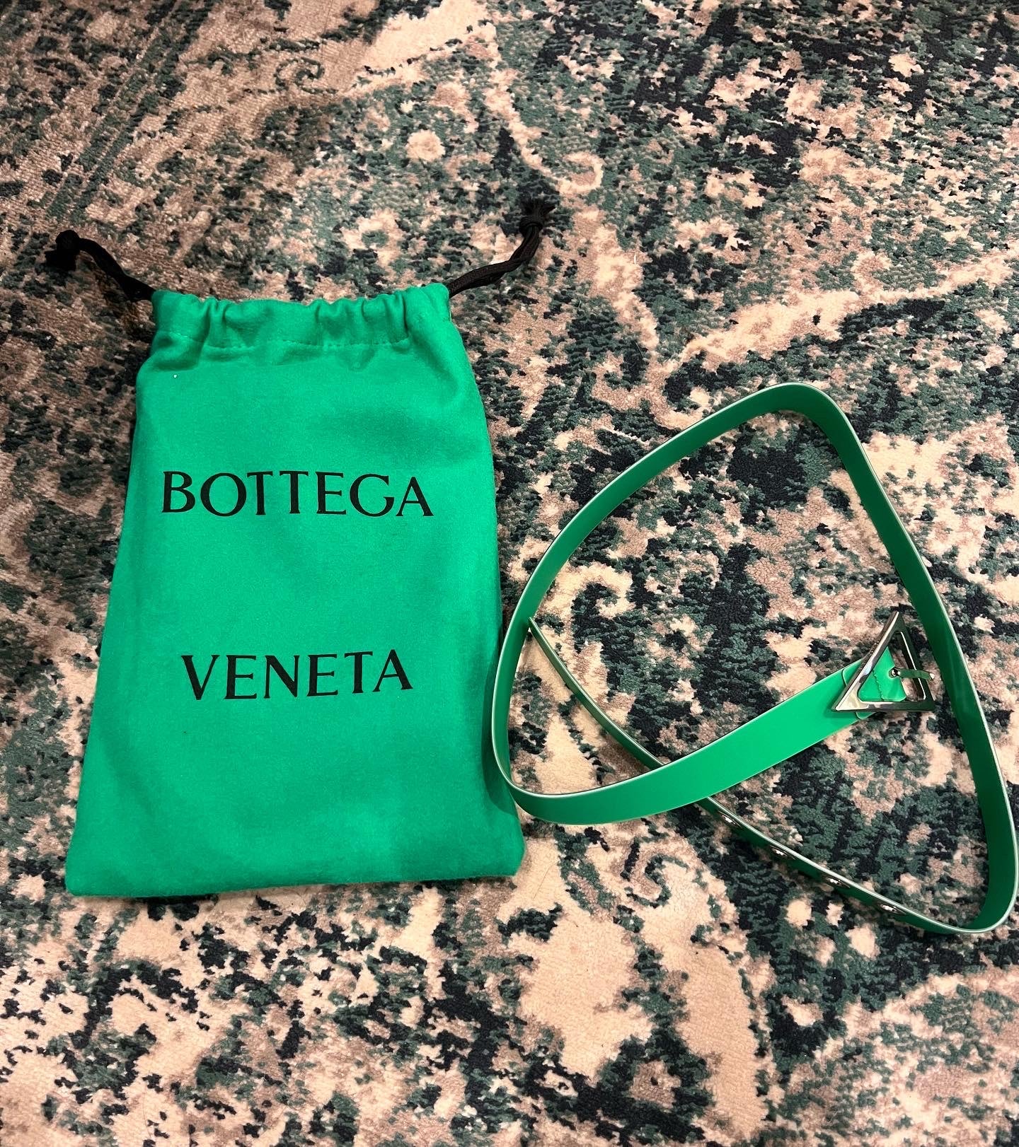 Bottega Veneta pvc triangle belt