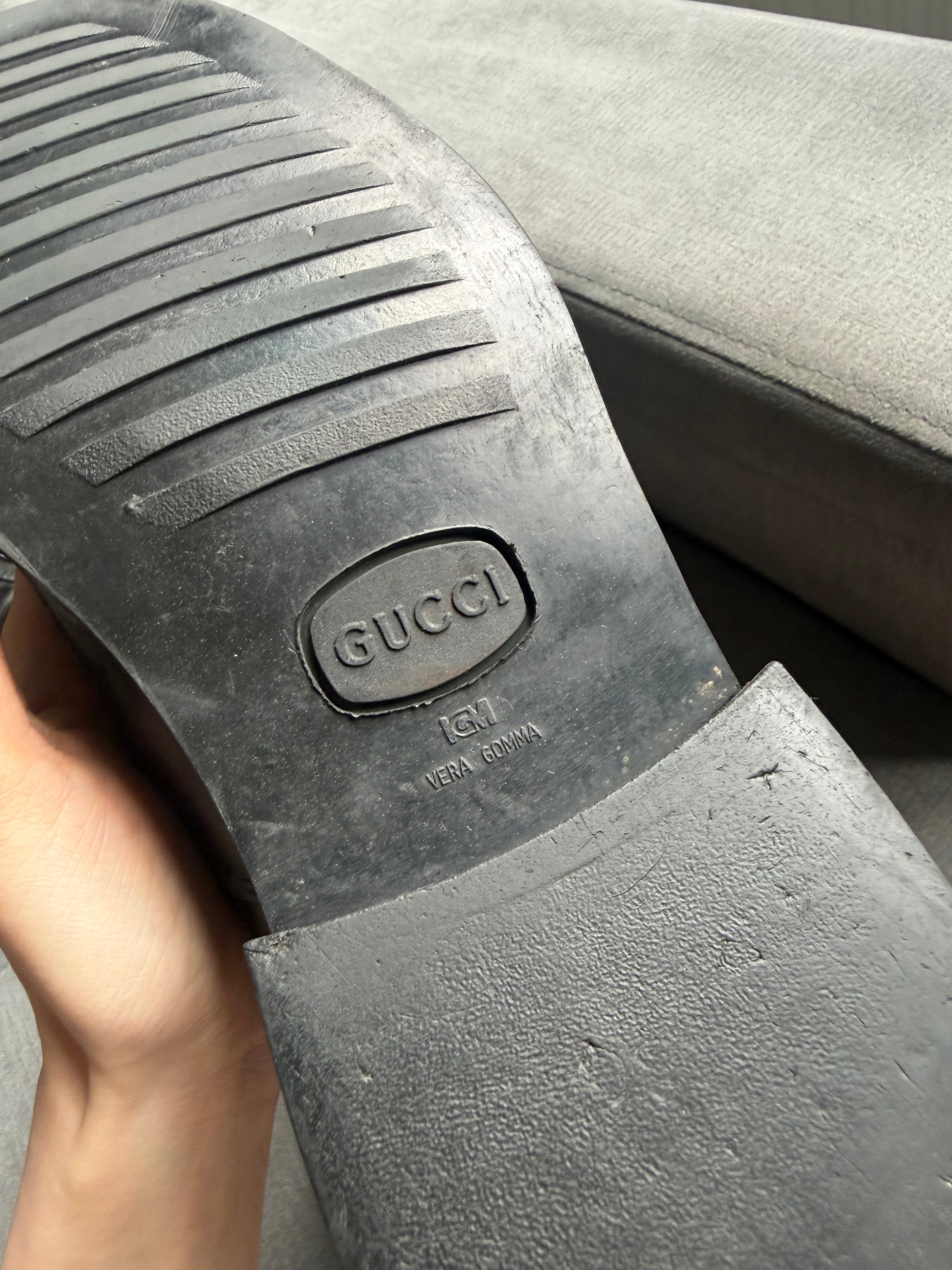 Gucci aw1999 motor boots