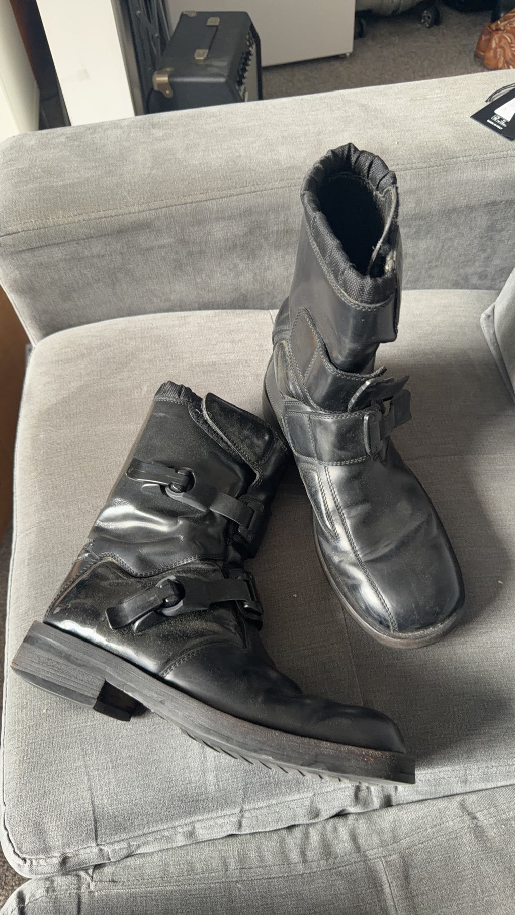Gucci aw1999 motor boots