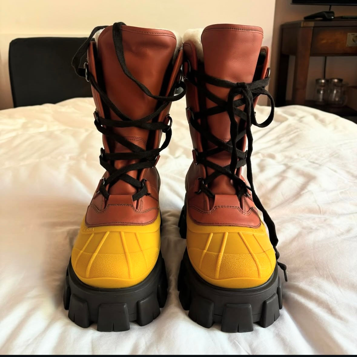 Prada snow boots