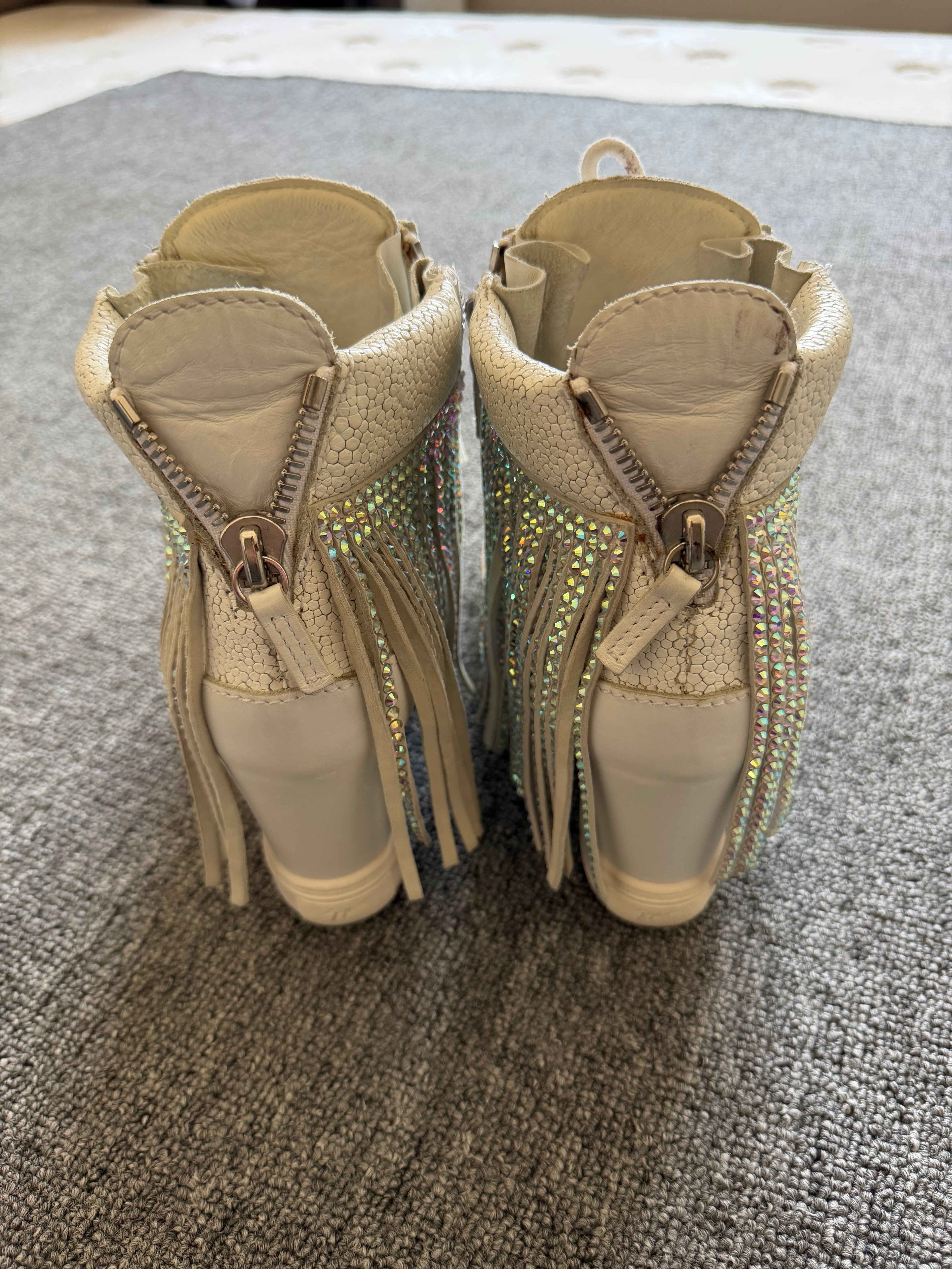 giuseppe zanotti wedge sneakers