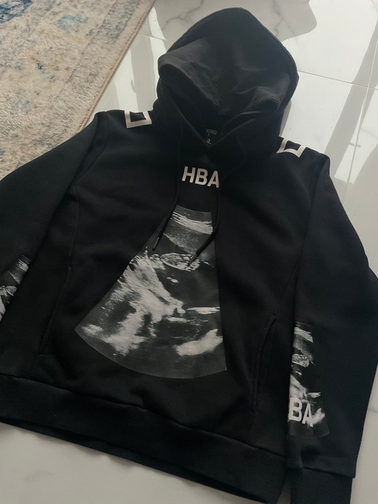 Hood by air double hooded hoodie