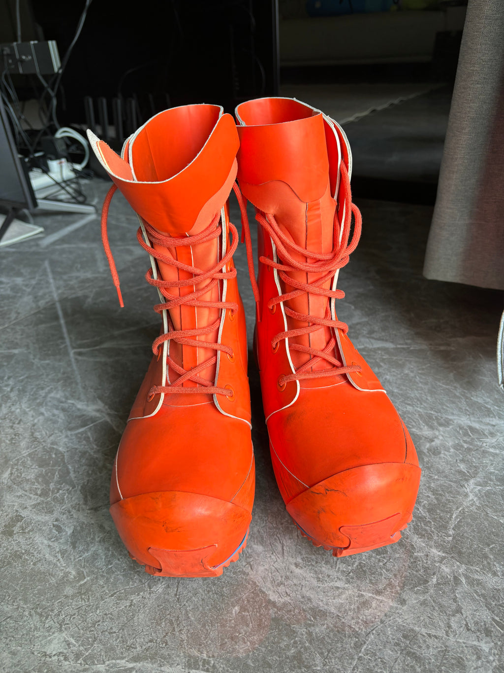 RAF Simon’s adidas bunny boots