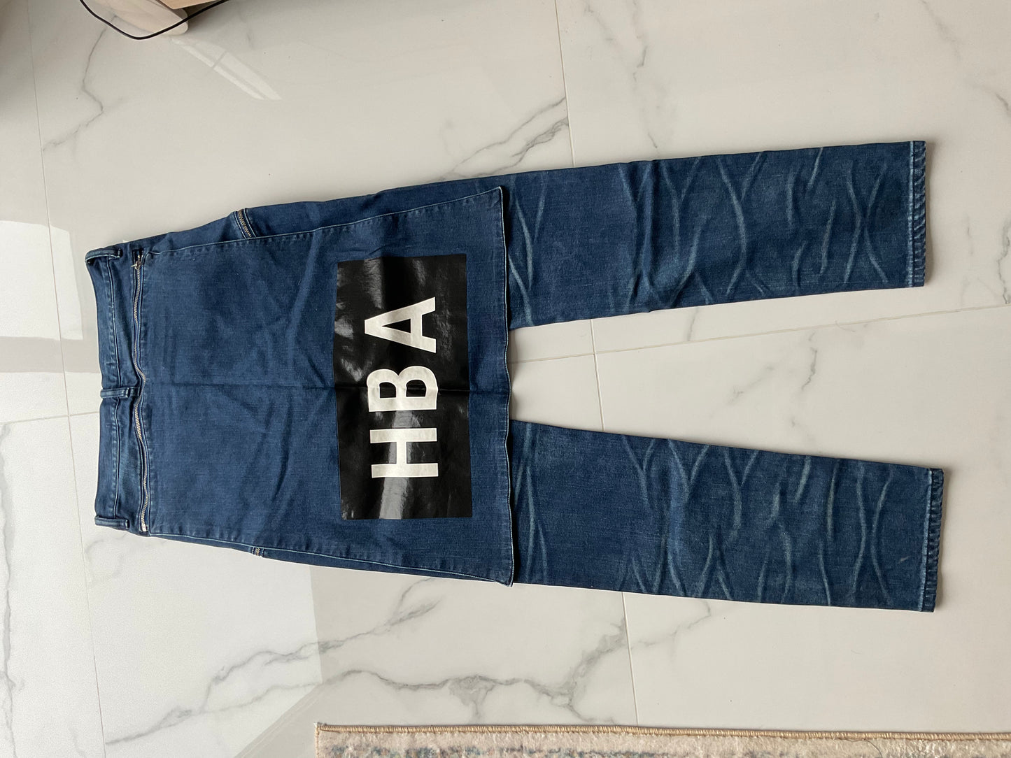 Hood by air cape denim jeans