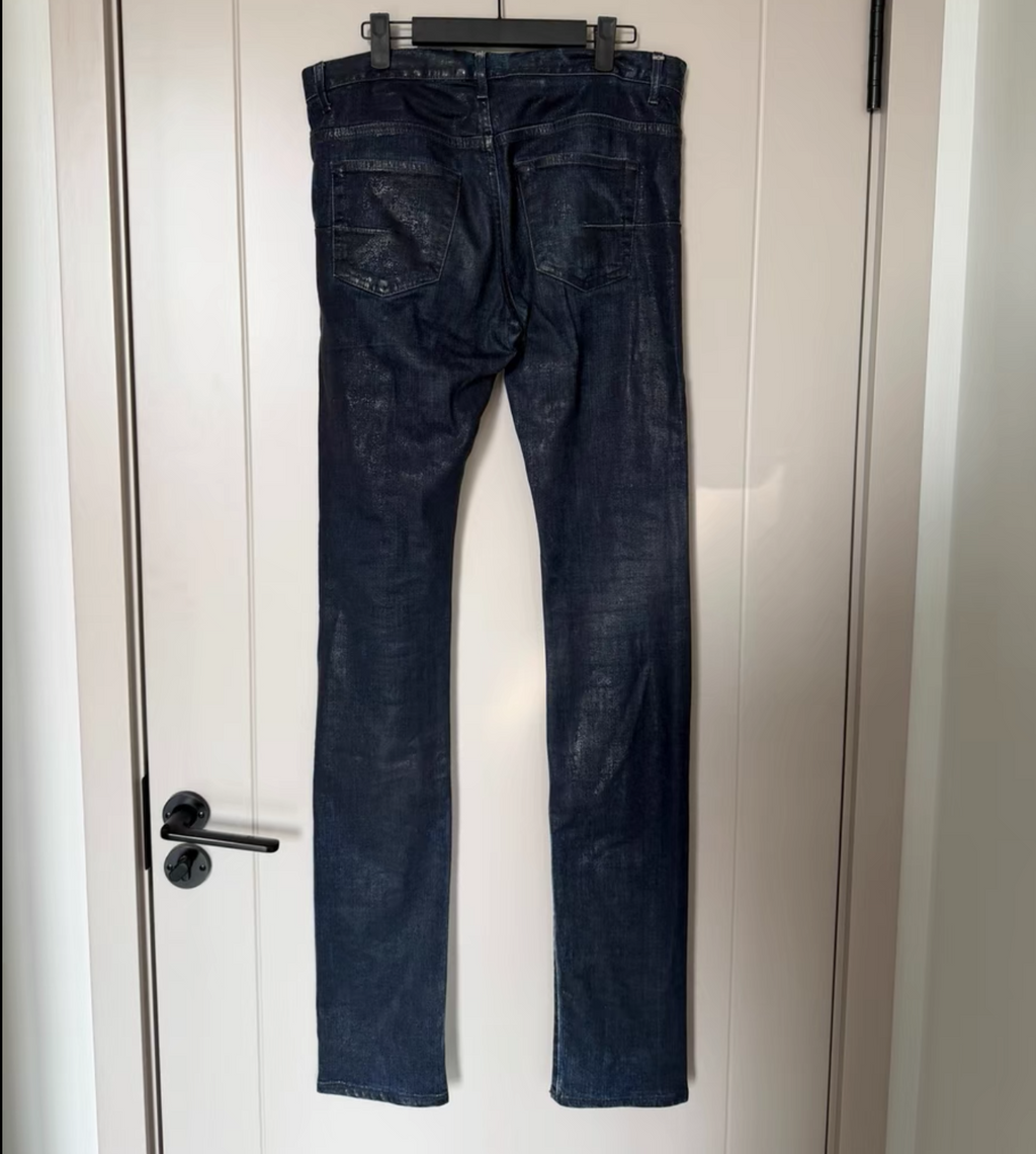 Dior homme wax denim jeans