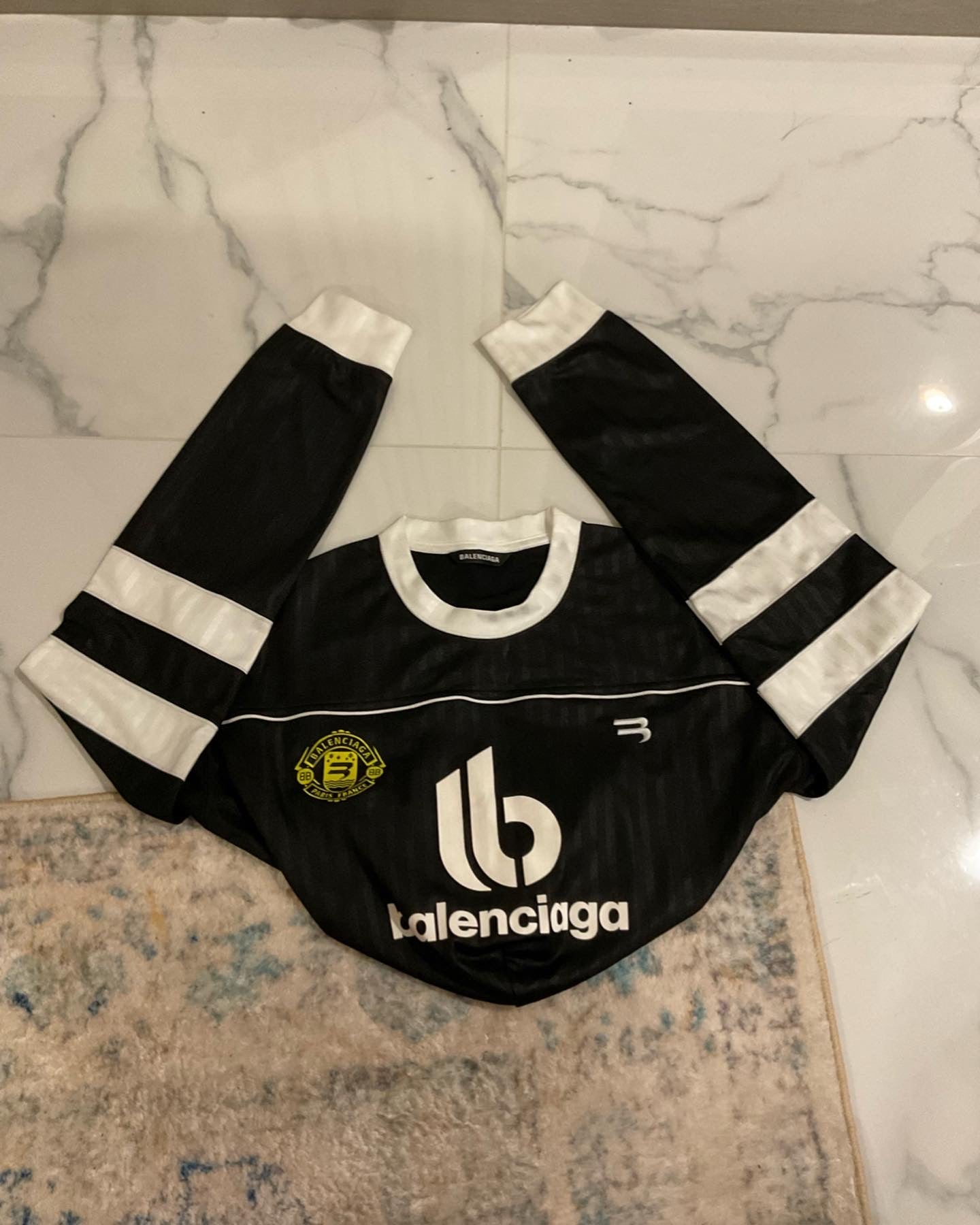 Balenciaga soccer hood scarf