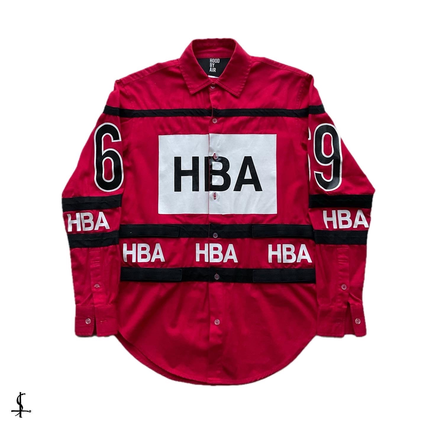 Hood by air 69 red shirt