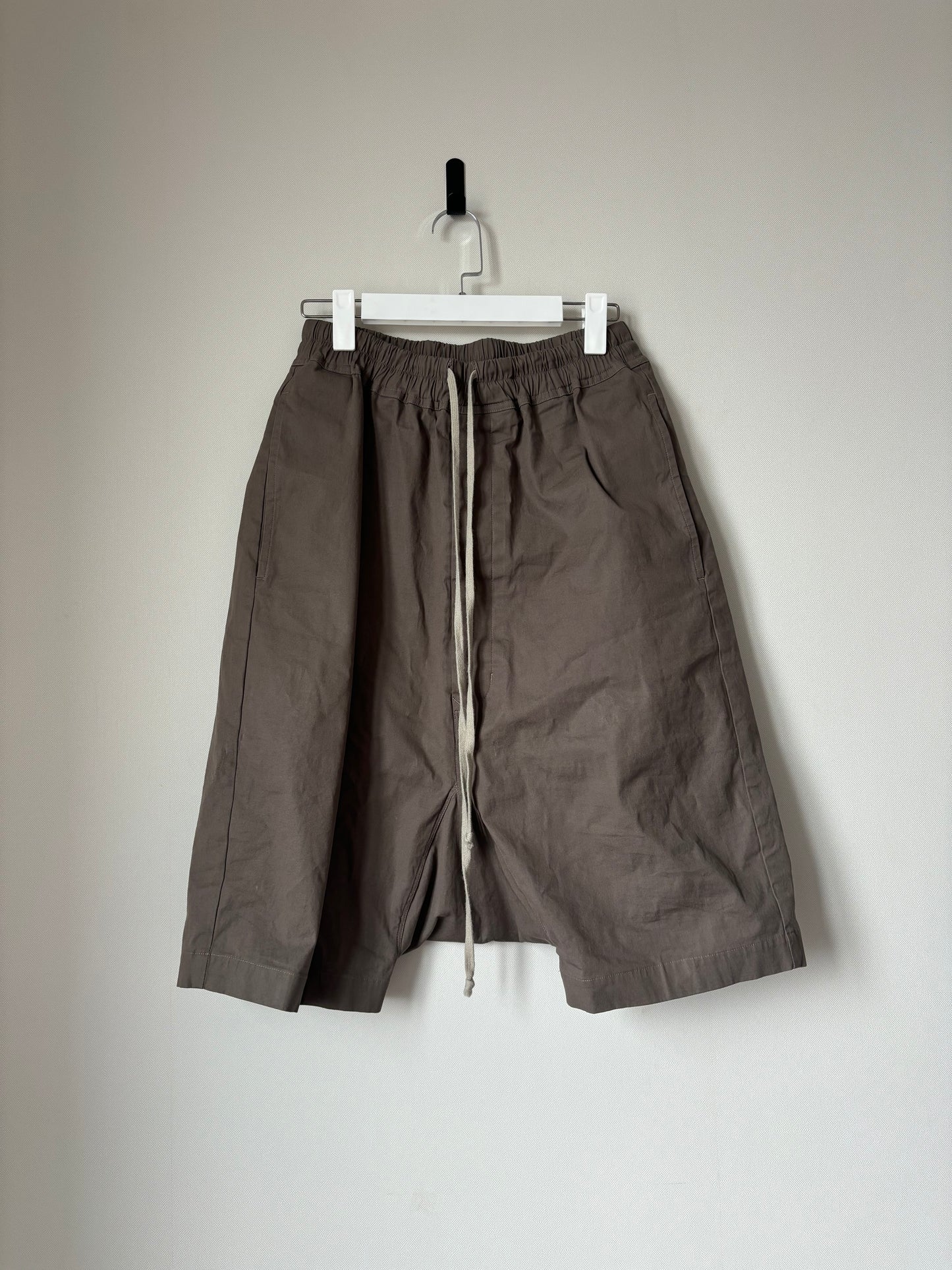 Rick Owen’s drawstring pod shorts