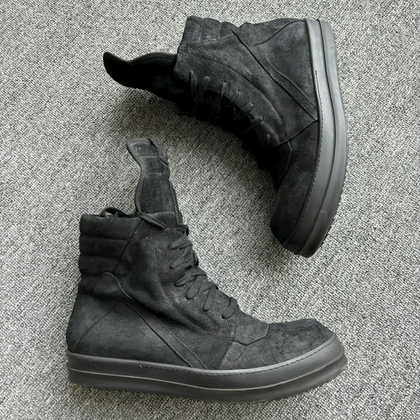 Rick Owen’s suede leather geobasket