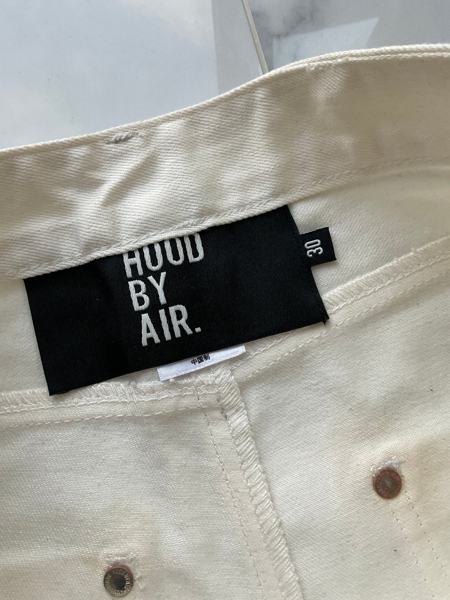 Hood by air 2015 runway jeans