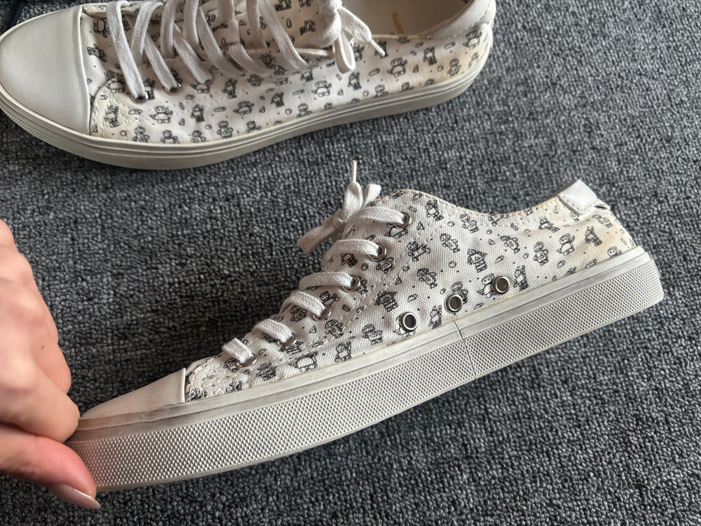 SAINT LAURENT SOLARIS MINI ROBOT SNEAKERS