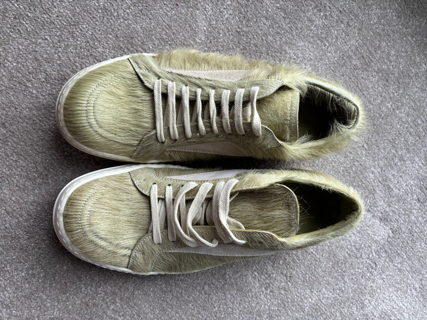 Rick Owen’s pony hair sneakers