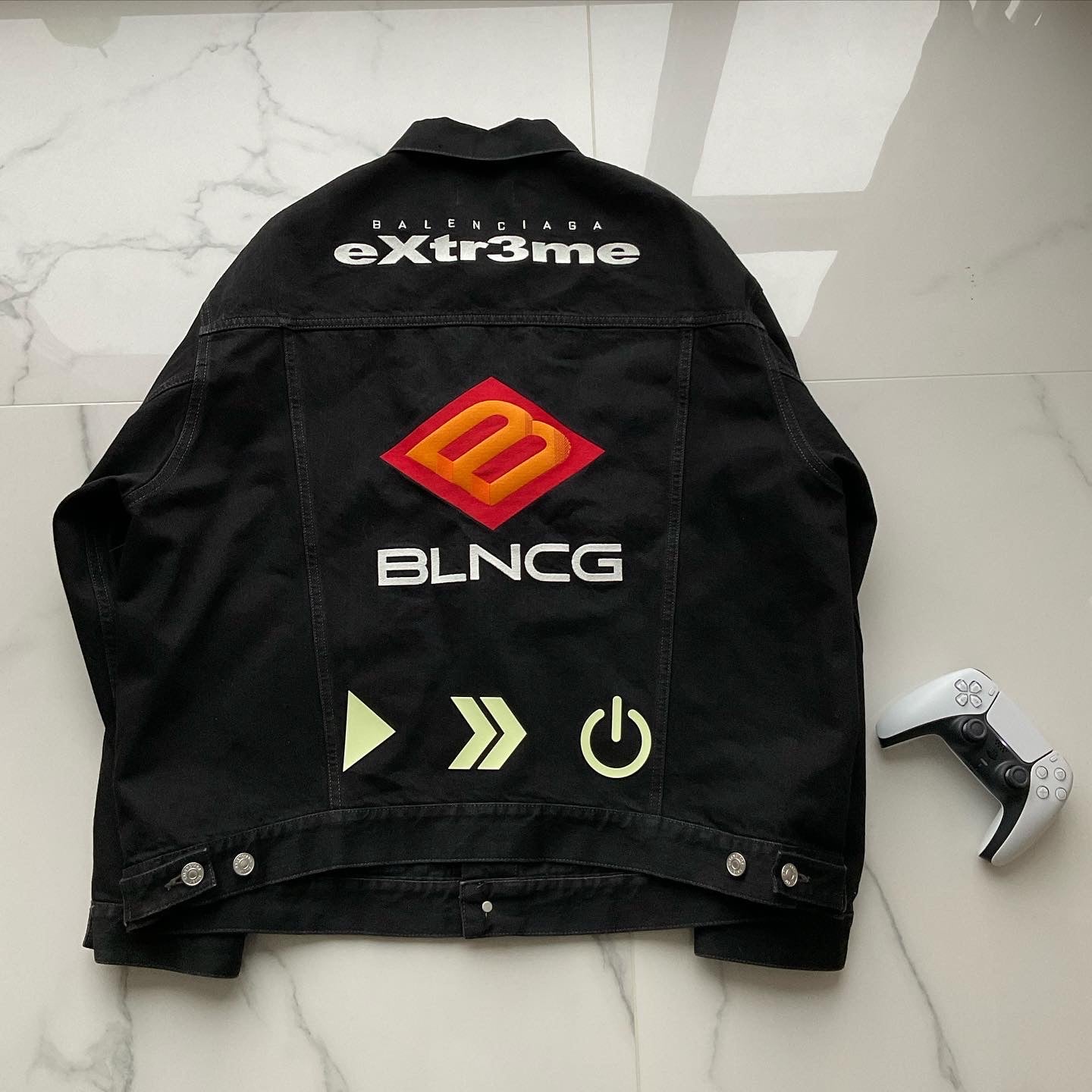 Balenciaga gamer denim jacket