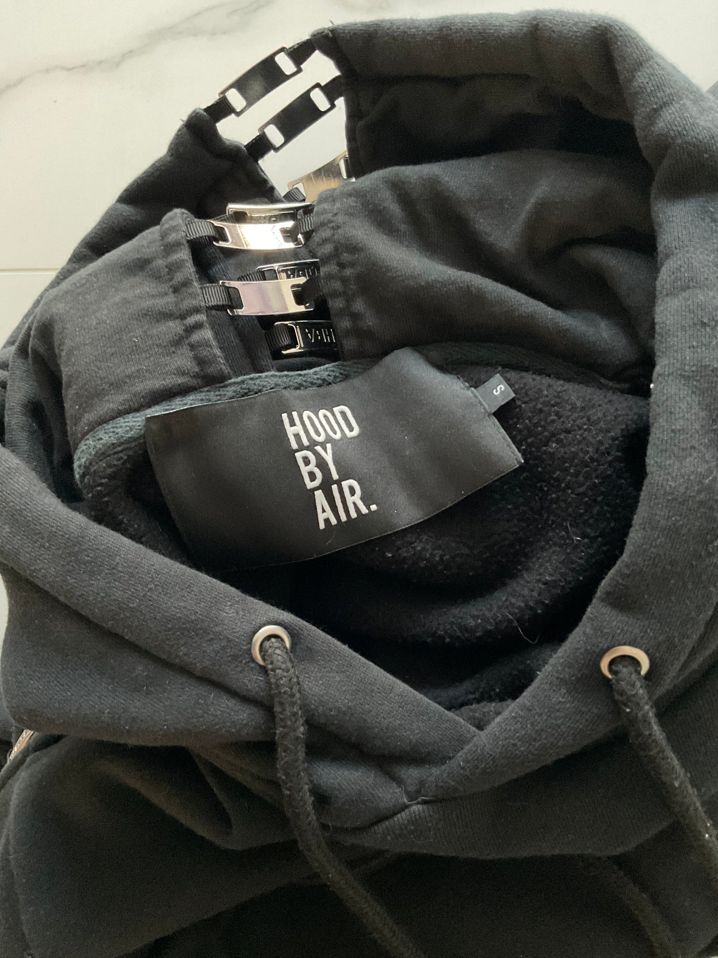 Hood by air archived spine hoodie