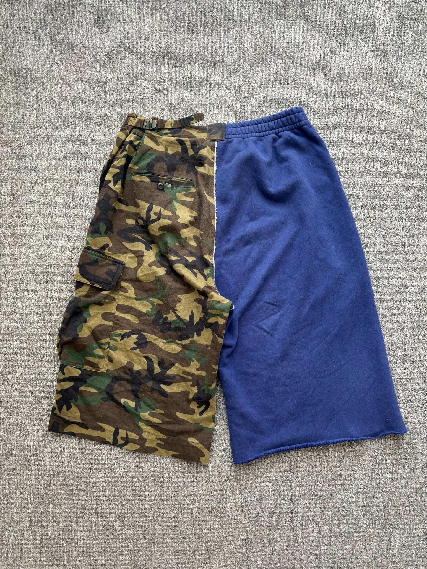 Balenciaga half camo shorts