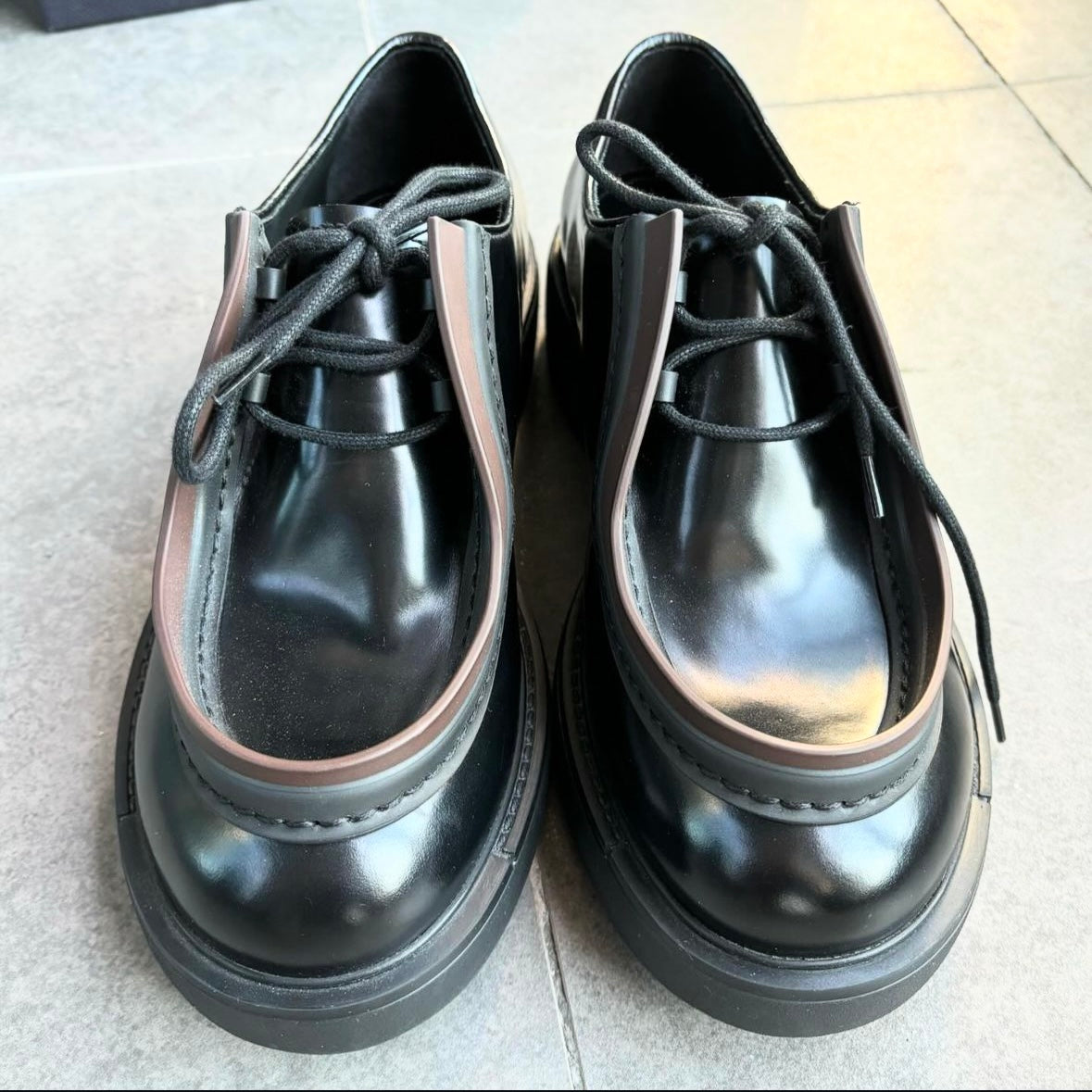 Prada leather shoes