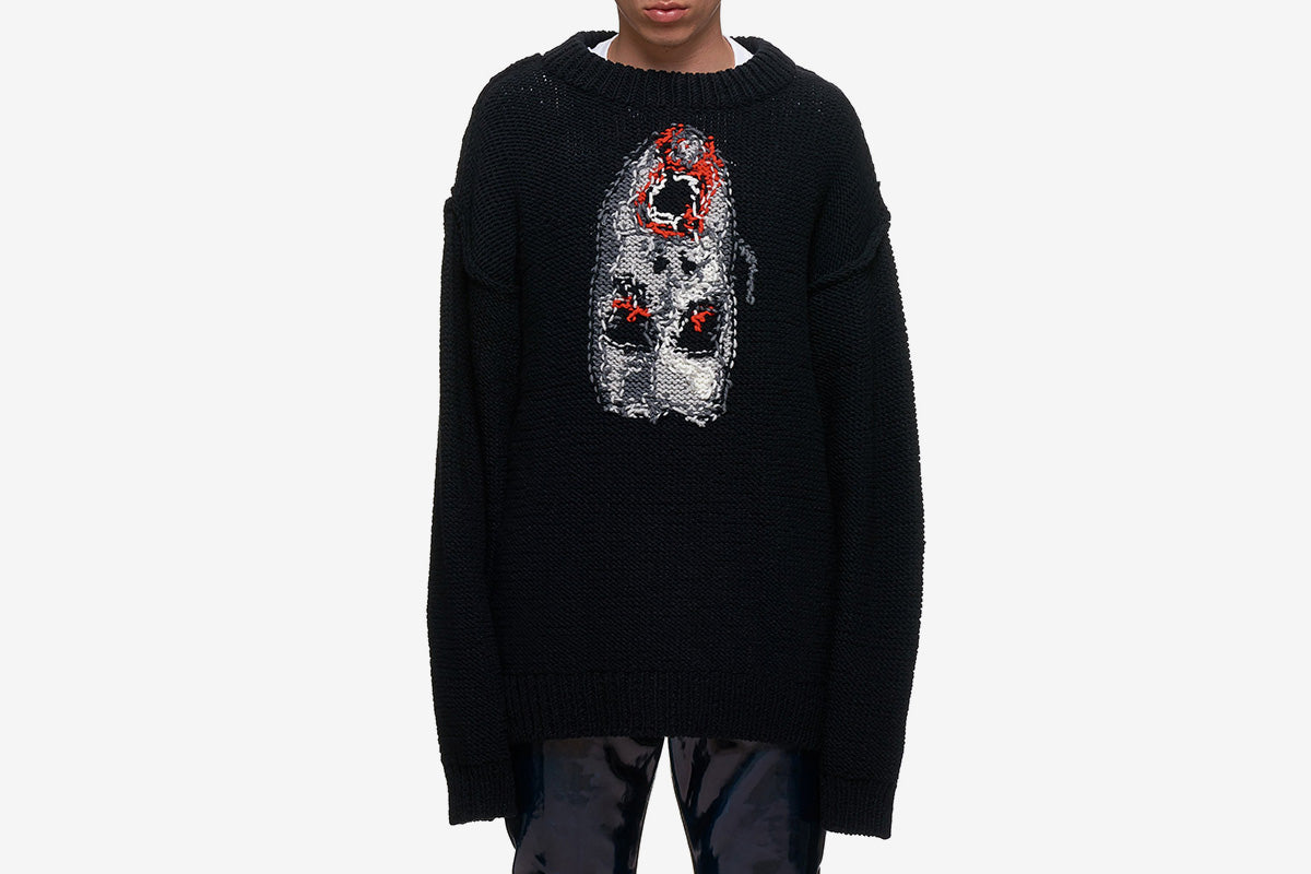 Doublet clown knit sweater