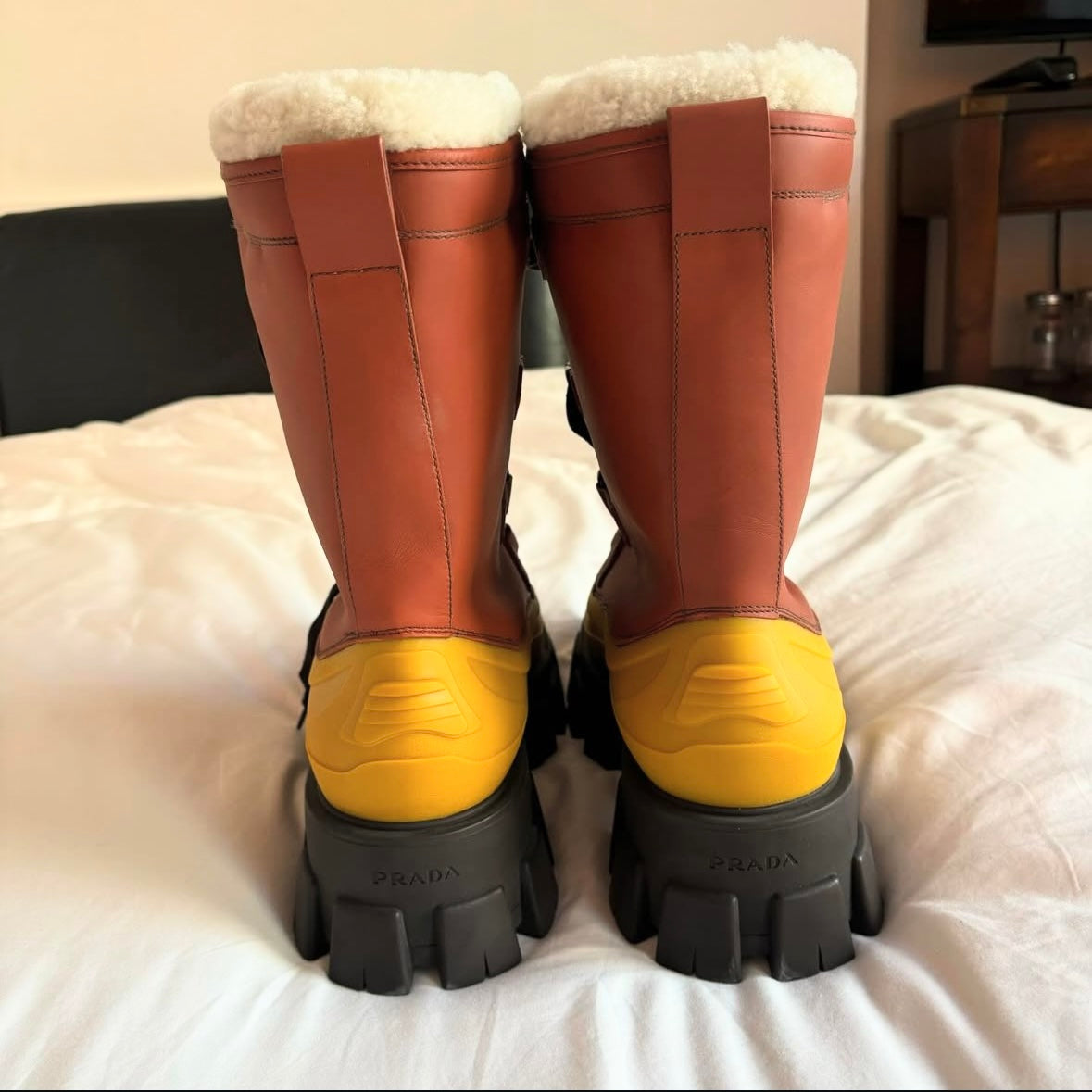 Prada snow boots