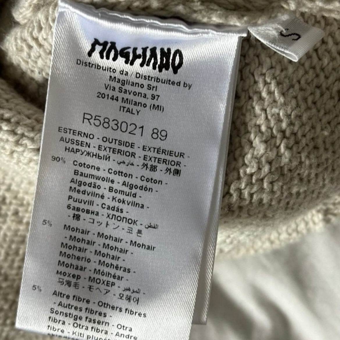 Magliano SRL camion knit