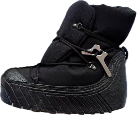 Heliot Emil 23AW Runway Chunky Full Strap Snow Boots