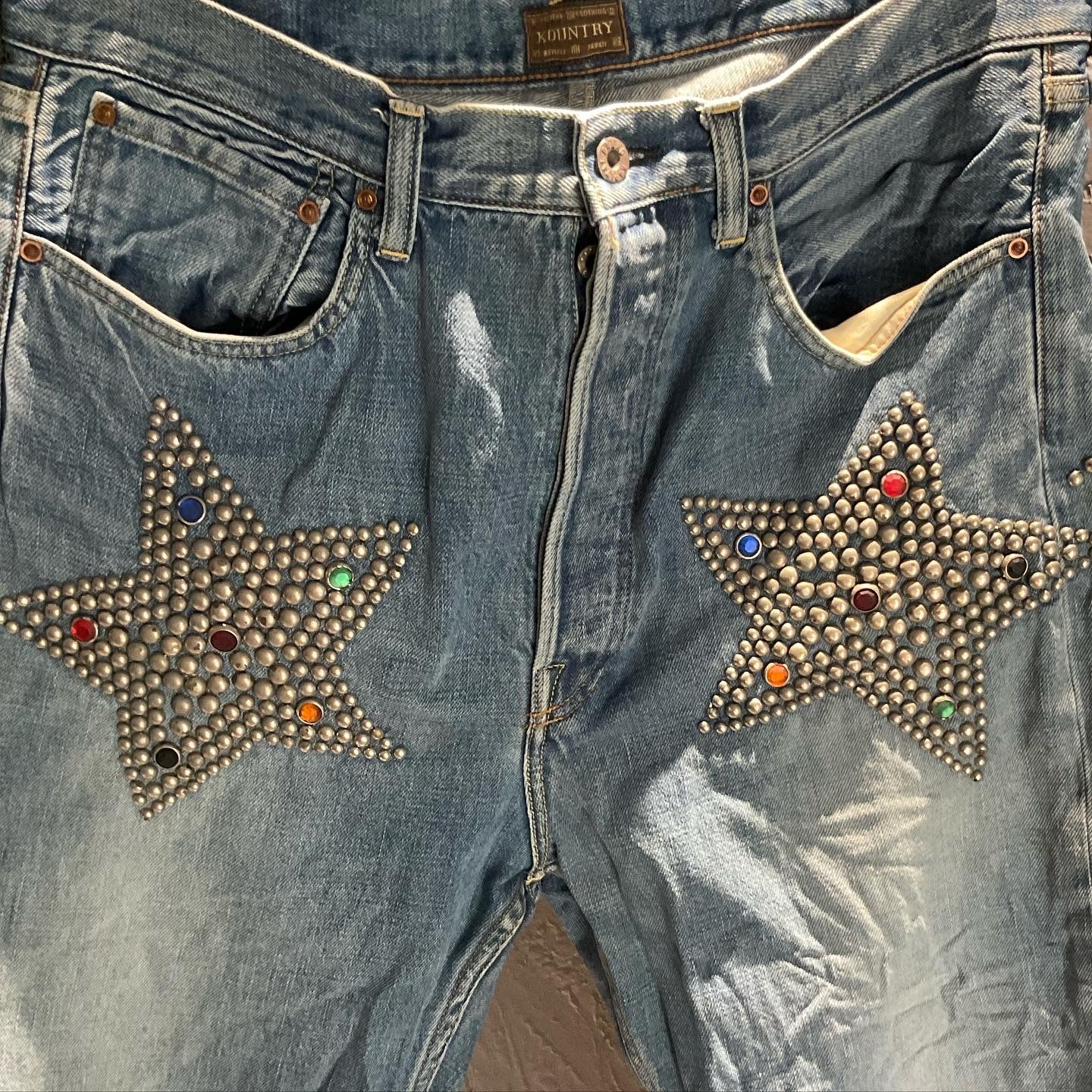 Kapital star embellish jeans