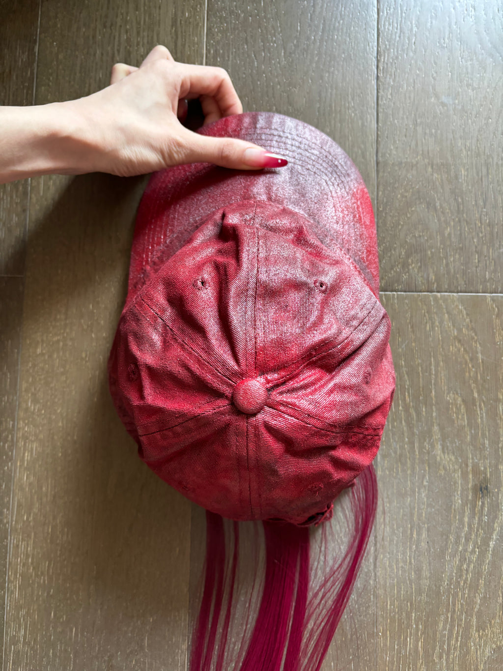 P.L.N.
LONG HAIR CAP (RED)