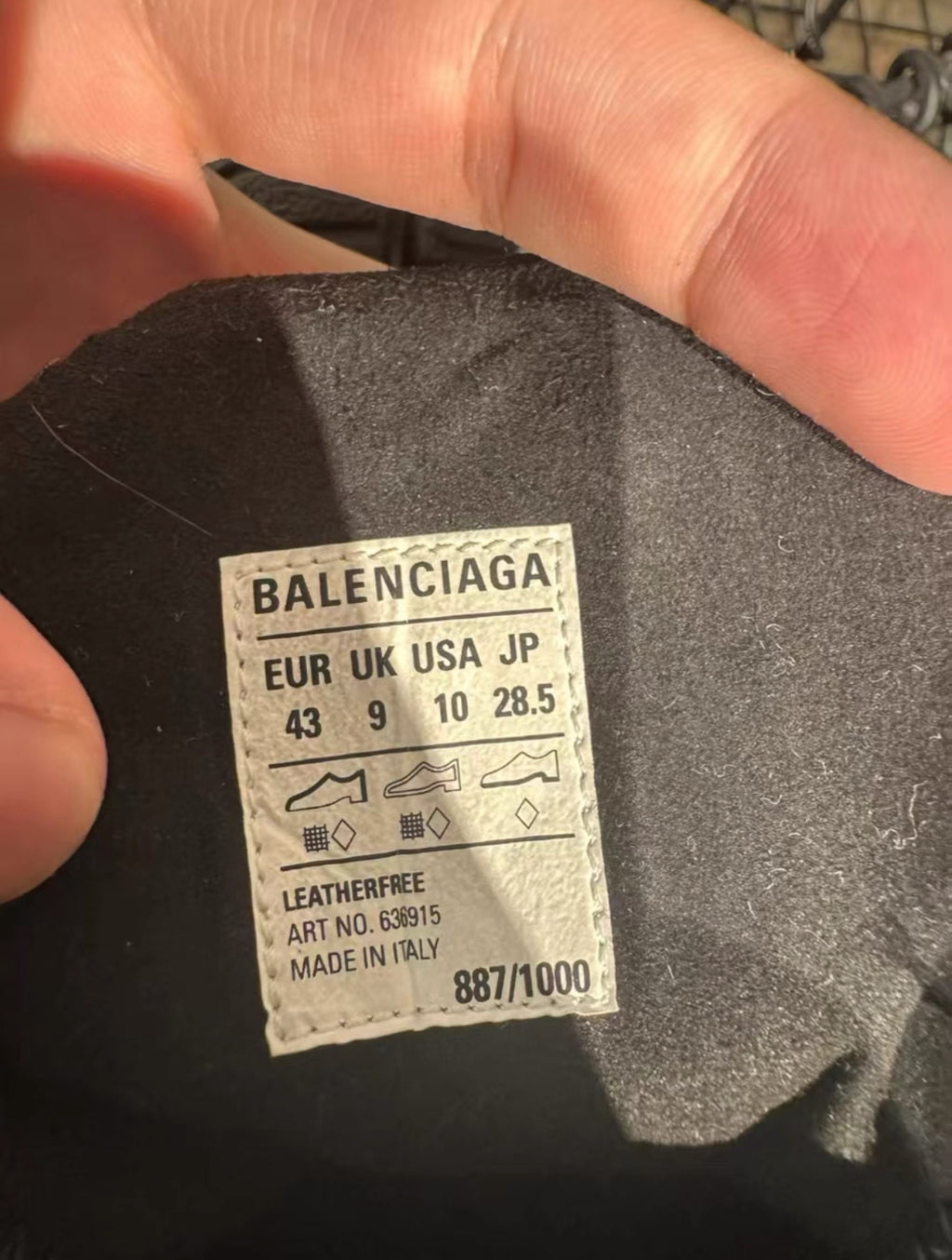 Balenciaga vibram sneakers