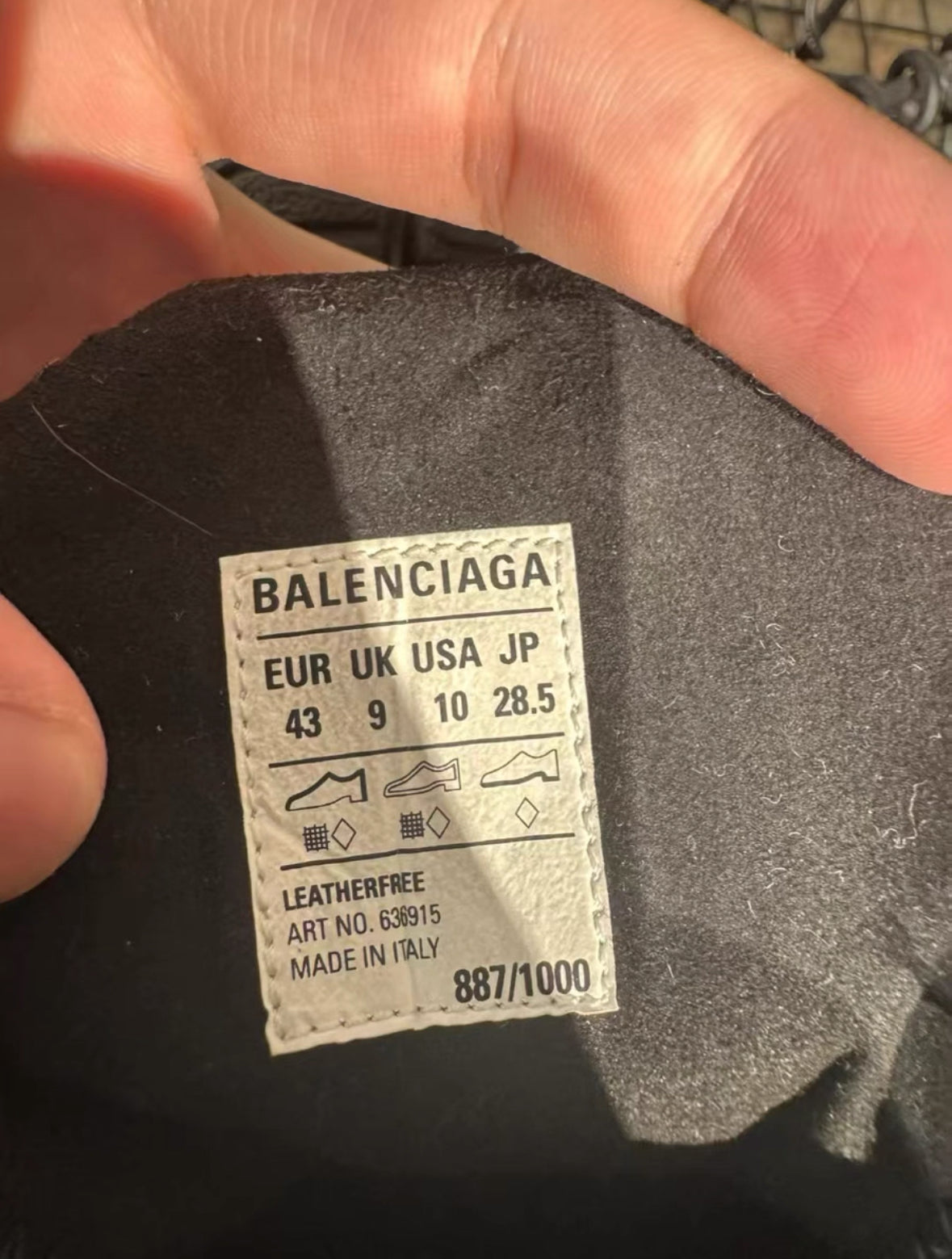 Balenciaga vibram sneakers