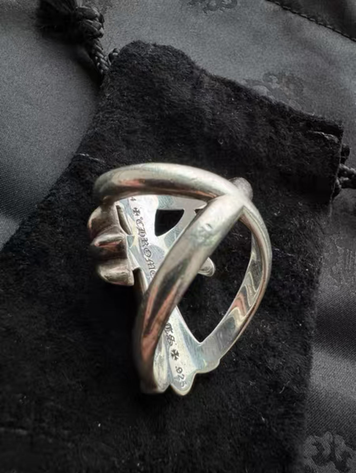 Chrome Hearts Ruby Infinity Ring
