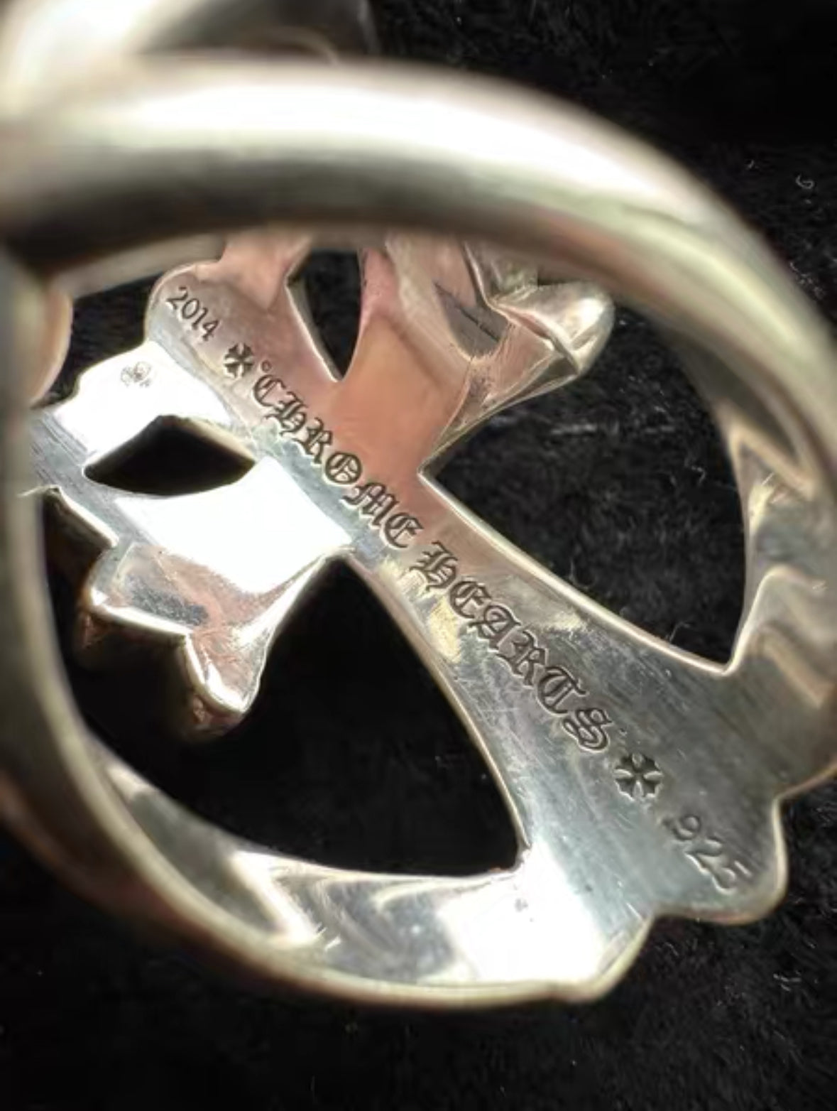 Chrome Hearts Ruby Infinity Ring