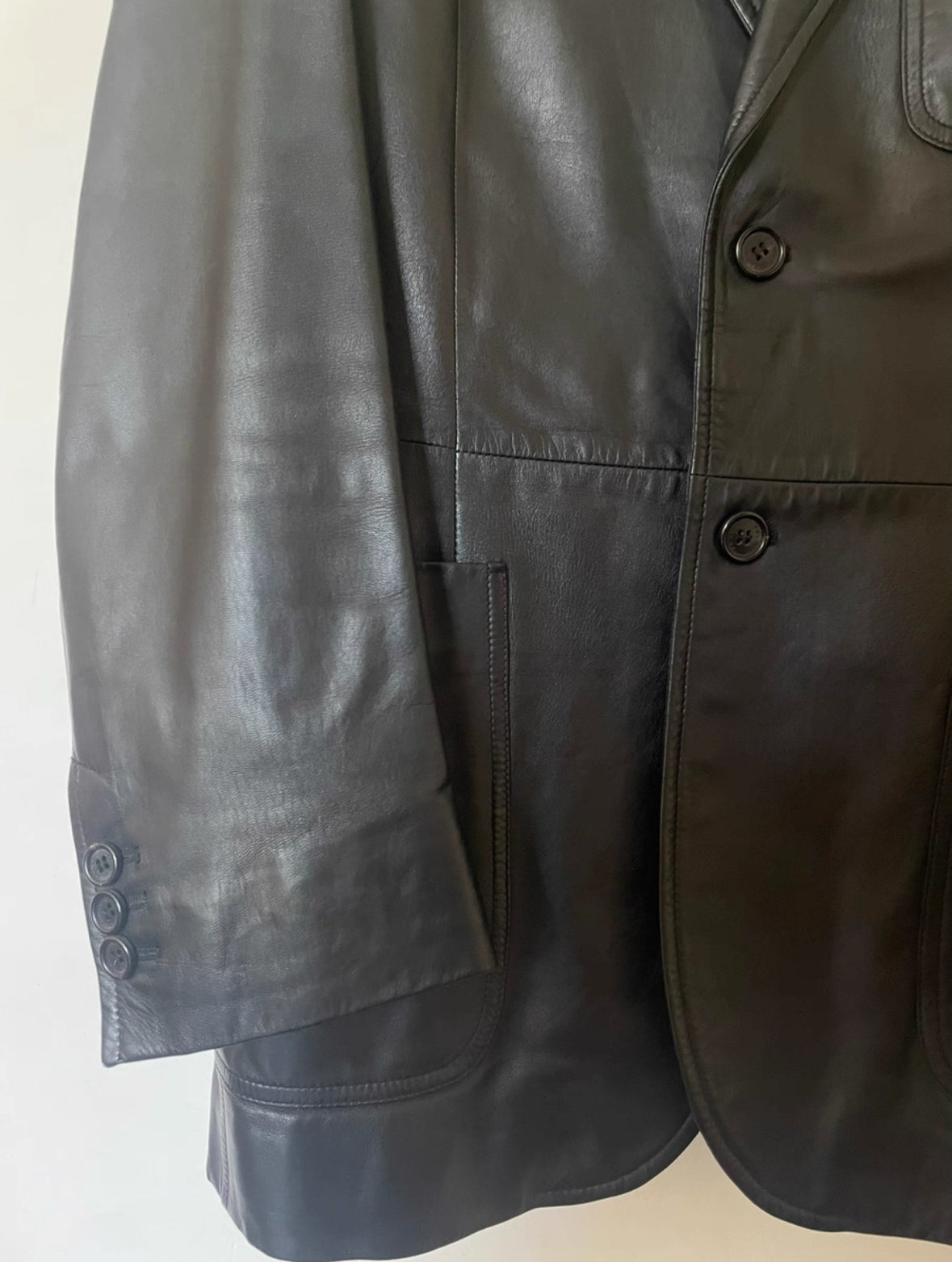 Prada Leather Blazer