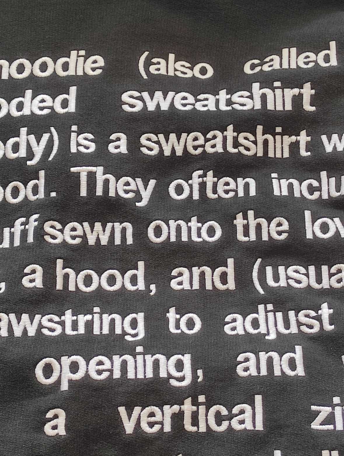 Vetements 16ss Definition Hoodie
