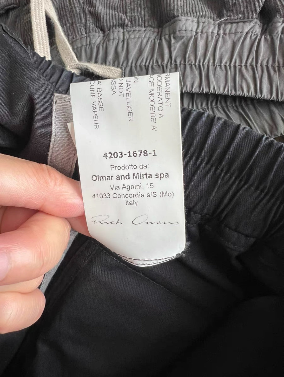 Rick Owens Cargo Shorts