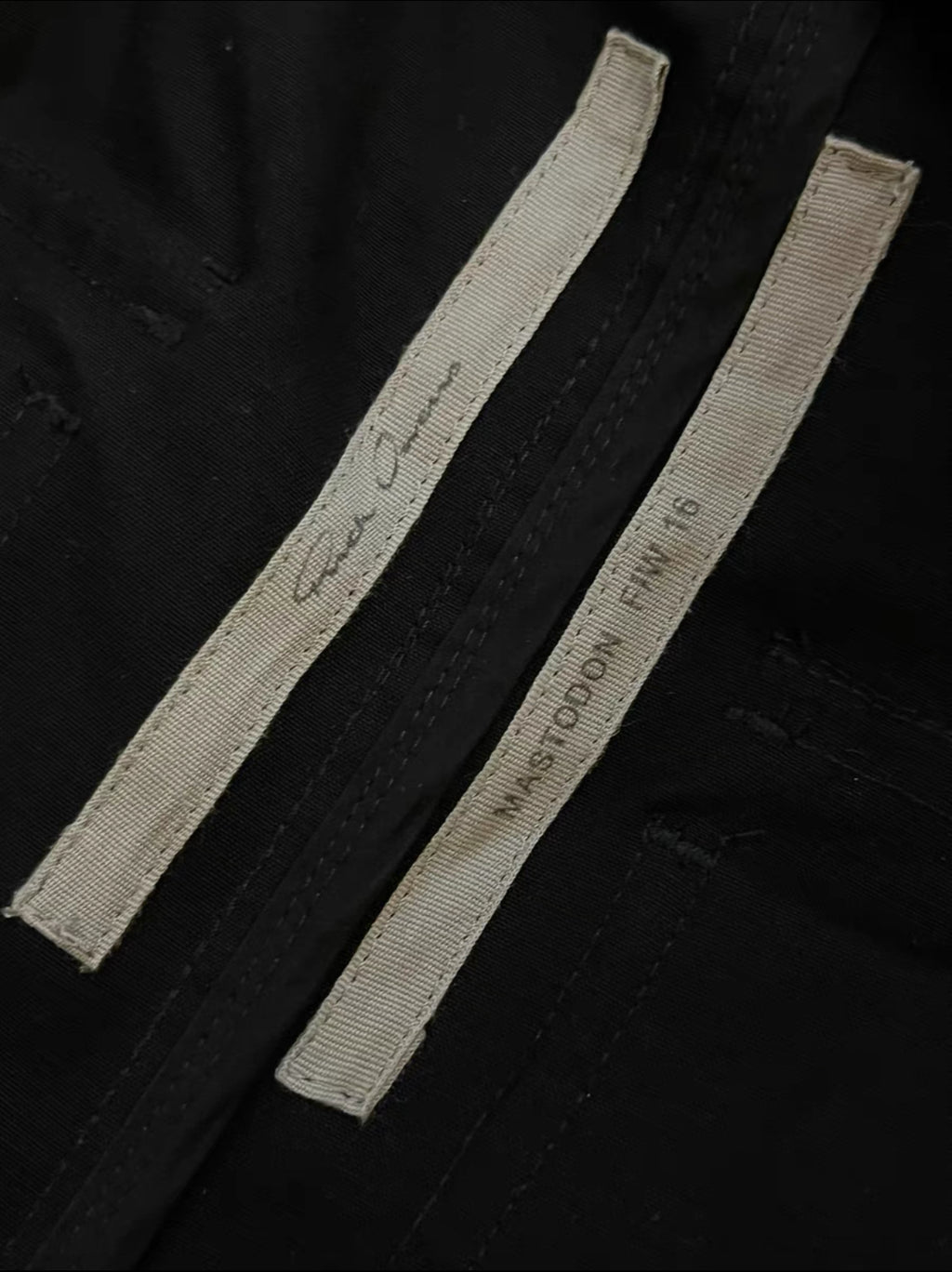 Rick Owens Pannier Cargo Pants FW16 Mastodon Baggy