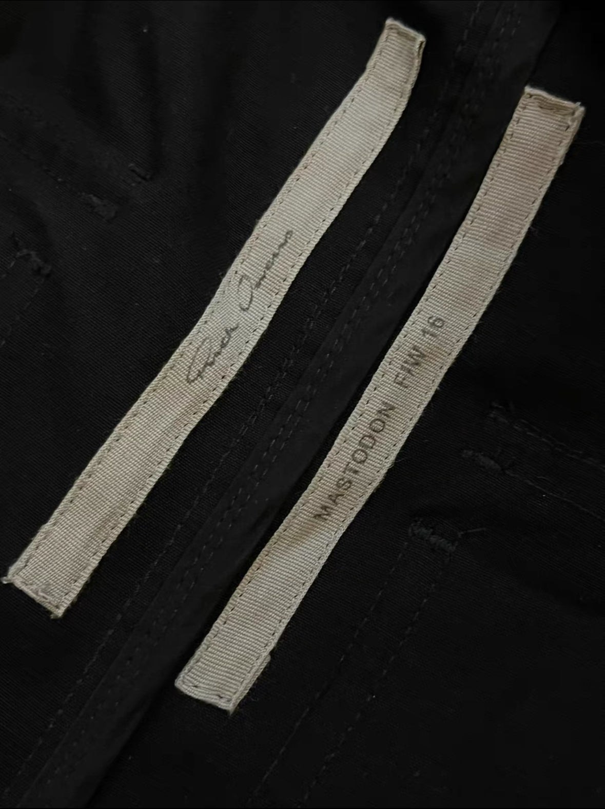 Rick Owens Pannier Cargo Pants FW16 Mastodon Baggy